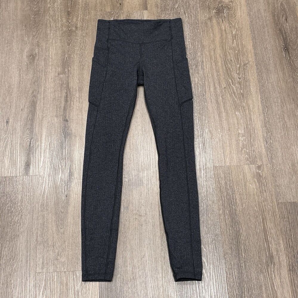 Lululemon Speed Up Tight 28 Heathered Black Luxtreme 4